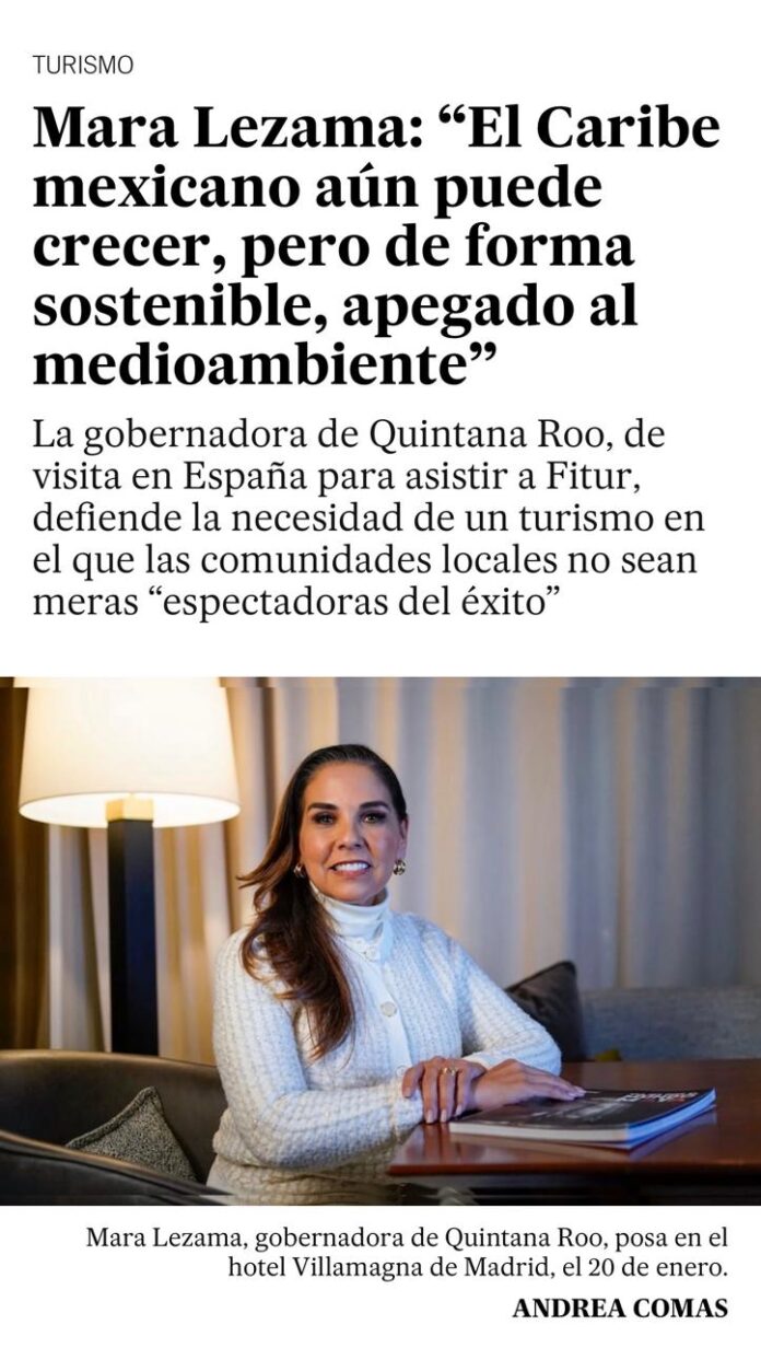 Entrevista de El País con Mara Lezama